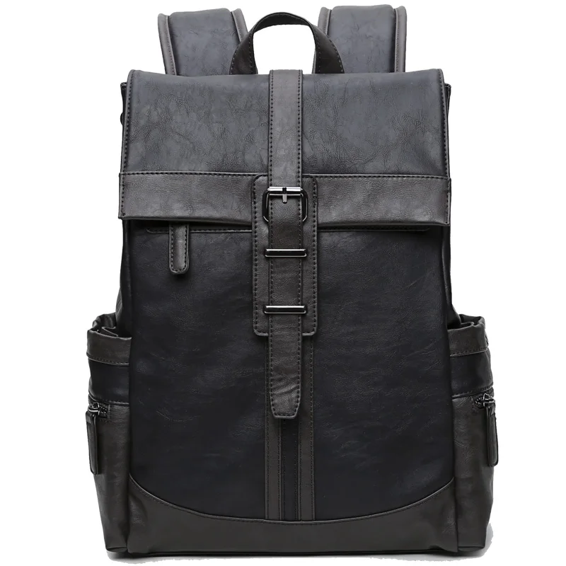 Для Мужчин's из искусственной кожи рюкзак большой Ёмкость Молодежный