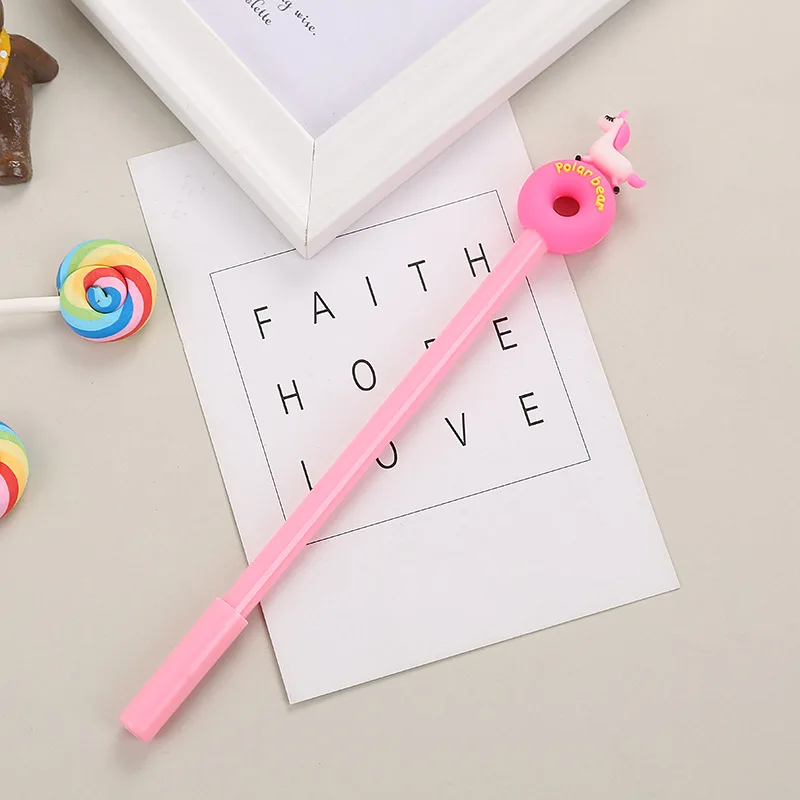 24 шт. Необычные канцелярские принадлежности в виде пончика единорога |