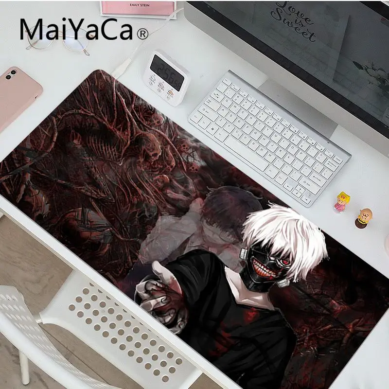 

MaiYaCa New Designs Tokyo Ghoul Rubber Mouse Durable Desktop Mousepad Rubber PC Computer Gaming mousepad