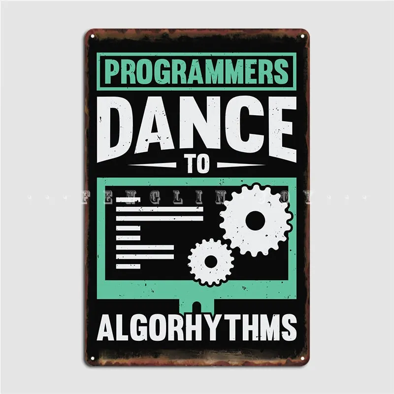 

Computer Science Design Metal Plaque Poster Wall Cave Plaques Wall Retro Tin Sign Poster