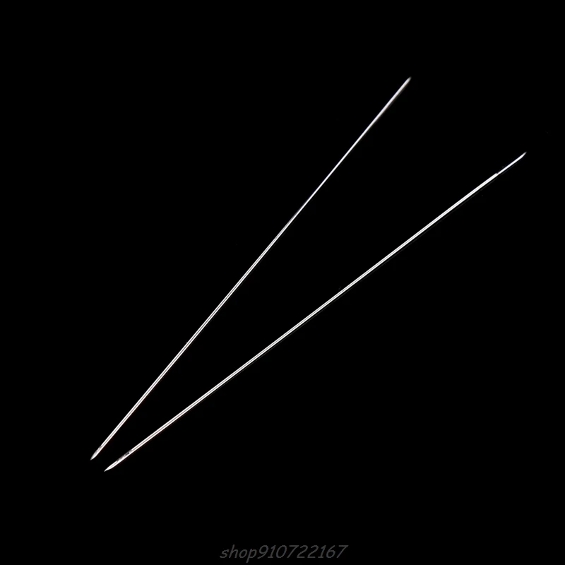 

10 Pcs Big Eye Curved Beading Threading Needle DIY Bracelet Jewelry String11.5cm N05 20 Dropshipping