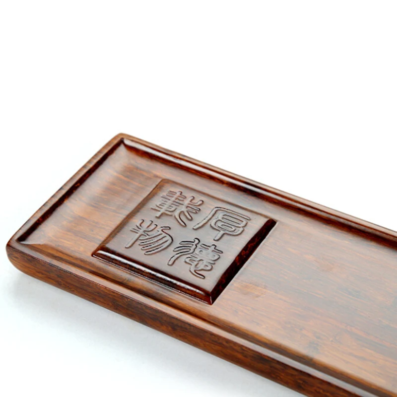 Плетеный бамбуковый чайный поднос китайский для чая кунг-фу выдвижная доска