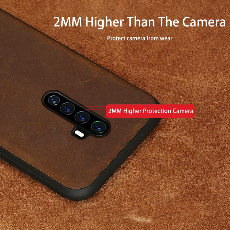 genuine pull up leather phone case for realme x2 x7 pro x50 gt c3 x xt 5 6 7 8 pro cover for oppo a5 a9 reno 5 2 find x2 x3 pro free global shipping