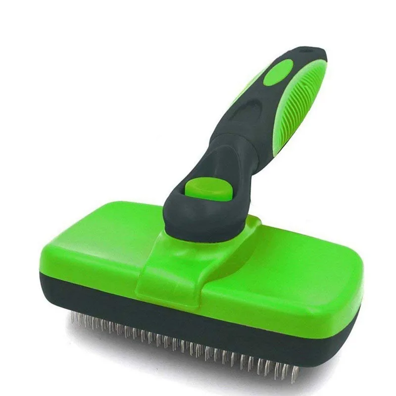 

New Pet Cleaning Products Dog Grooming Comb Stainless Steel Needle Self-cleaning Depilation Needle Comb Cat And Dog Universal
