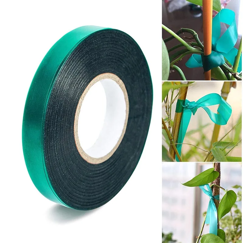 

Plant Stretch Tie Tape Multi-Purpose Reusable Flower Plant Fixing Band for Garden Courtyard Greenhouse DFDS889