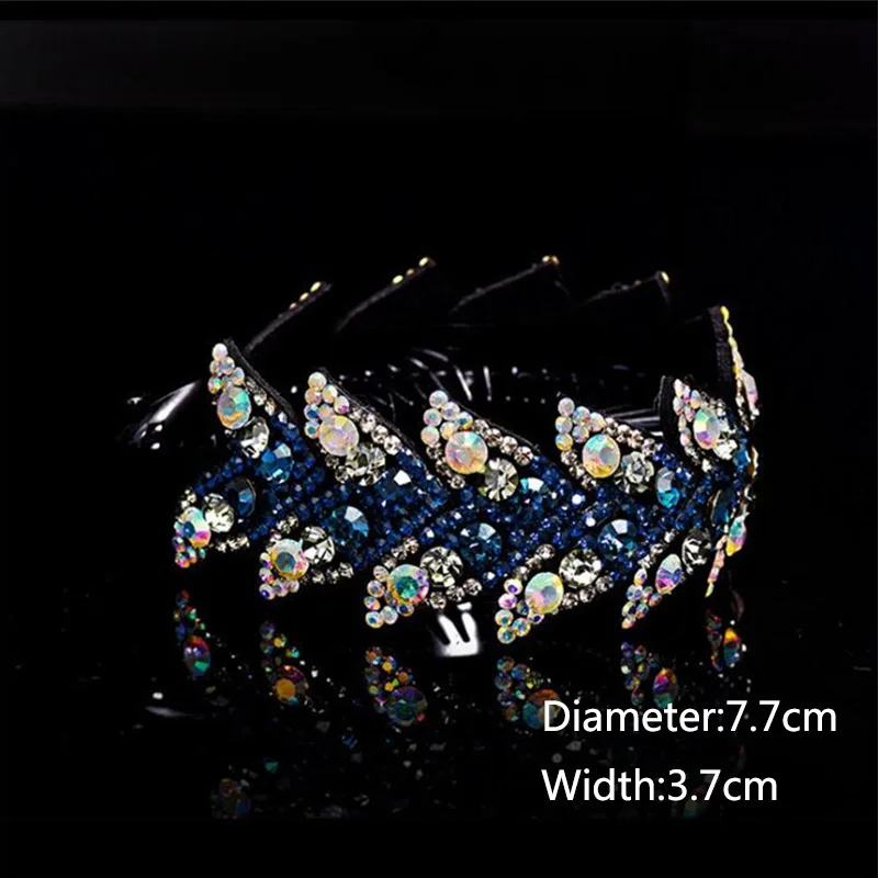 Модные стразы цветок когти для волос Хрустальный головной убор прическа 1 шт. 23