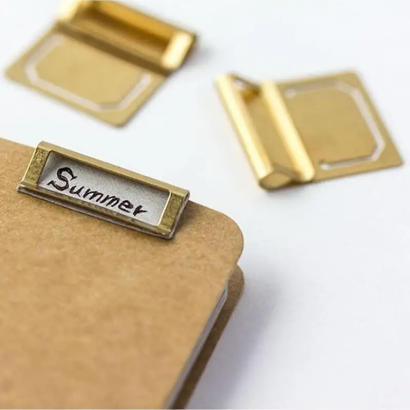 6 шт. латунные закладки для книг и учебников| |