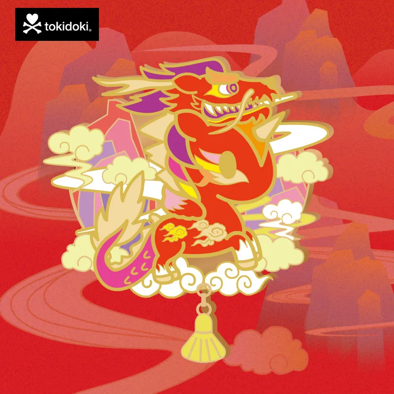 Tokidoki фигурка единорога значок китайского знака зодиака блнд коробка Подвеска Украшения Аксессуары детский подарок на день рождения