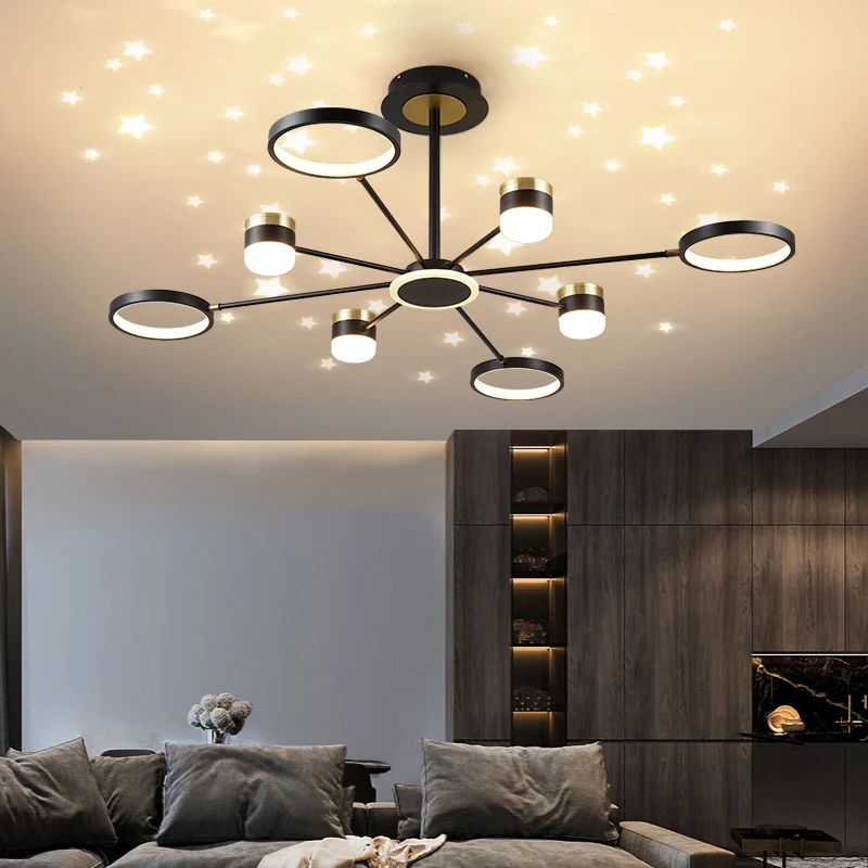 Светодиодная люстра для спальни кабинета гостиной кухни | Лампы и освещение