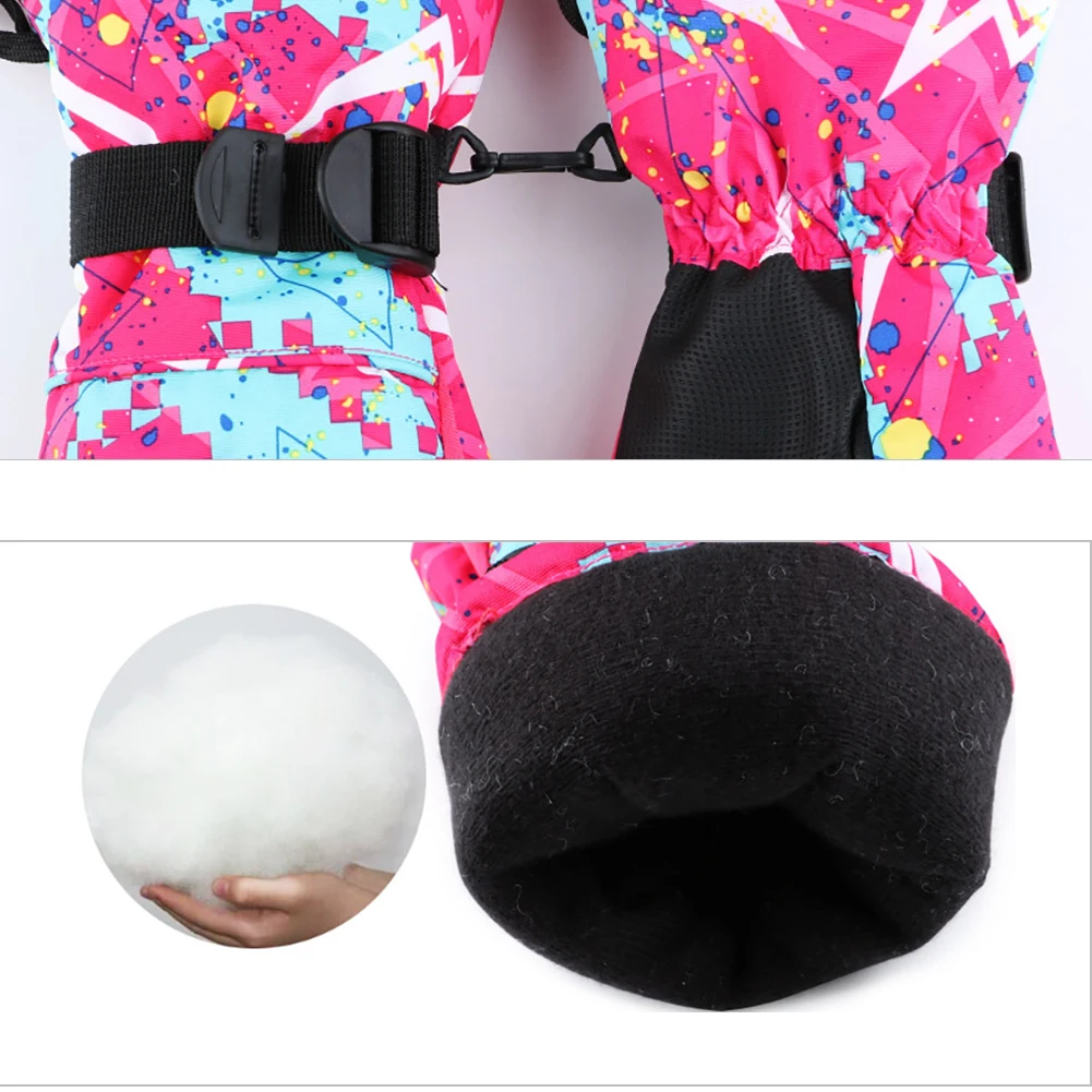 Facecozy зимний теплый для катания на лыжах флисовые водонепроницаемые перчатки мужские Сенсорный экран для женщин Спорт на открытом воздухе Сноуборд снегоходные перчатки для пеших прогулок