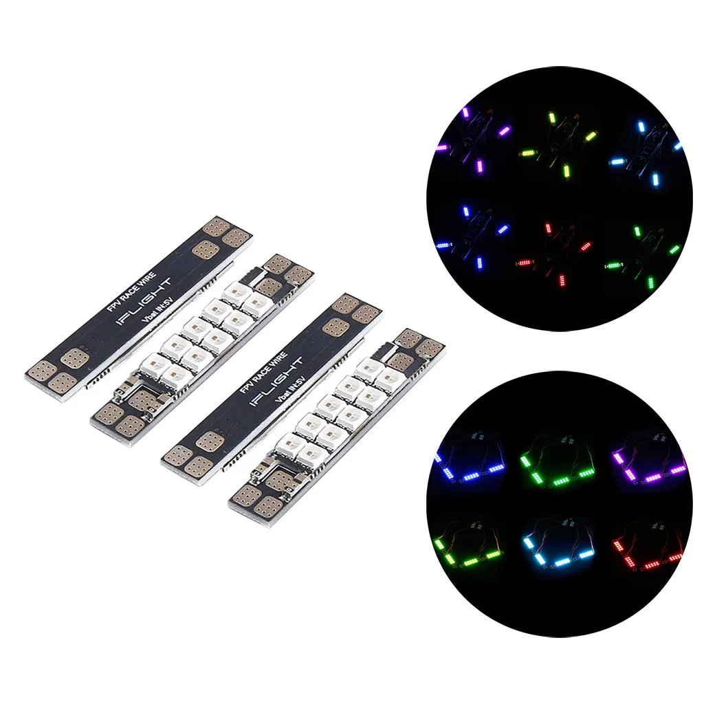 Модельные аксессуары для самолетов 4 шт. iFlight 40A PDB с RGB многоцветными