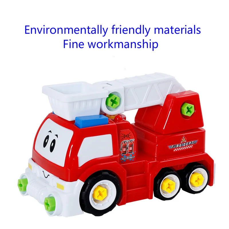 Детский разборный самолетик сделай сам игрушечный автомобиль съемные