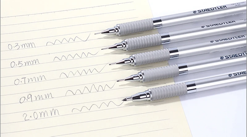 1 шт. Staedtler 925; большие размеры 35-механический карандаш 0,3/0,5/0,7/0,9/2,0 мм школьные канцелярские принадлежности металлический механический стержень для карандаша