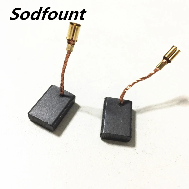 Угловая шлифовальная машина 2827, 10 шт., 2835/2828-7-100B, Угольная щетка 5x11x16 мм, прямая розетка