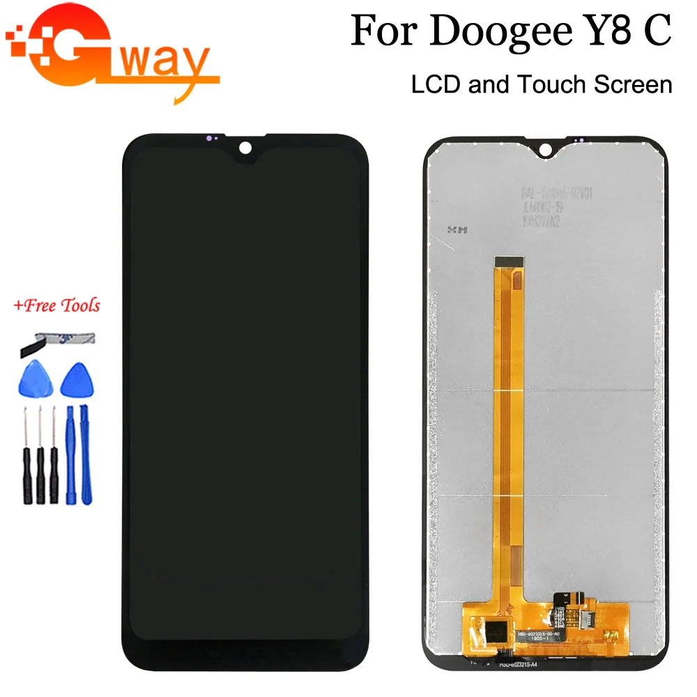 Жк-дисплей 6 1 дюйма Doogee Y8C + кодирующий преобразователь сенсорного экрана в сборе