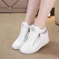 2021 new winter warm casual shoes for women ladies winter home cotton high heel shoes warm fur plush lady casual sneakers