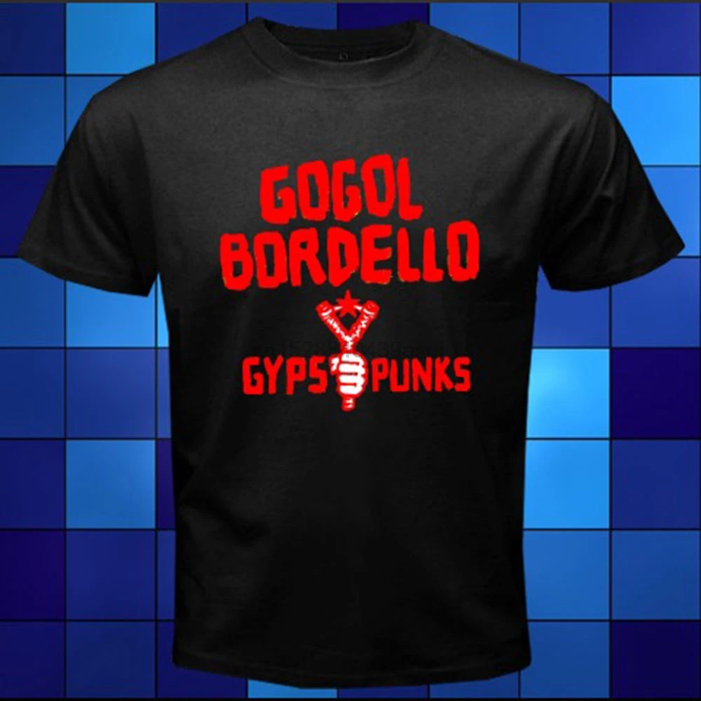 Новая Гоголь Борделло Цыганская Панк Группа Мужская футболка | одежда