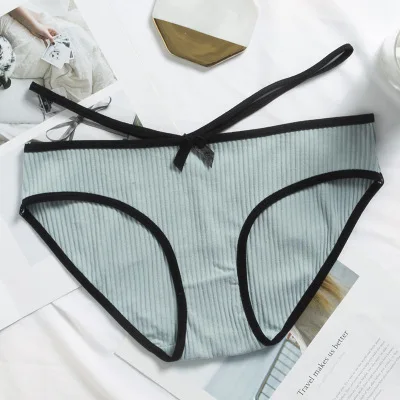 

Women Intimates Cotton Panties Seamless Waist Strap Design Lingerie Delicate Gentle Sexy Briefs Basic Comfortable Soft Underwear