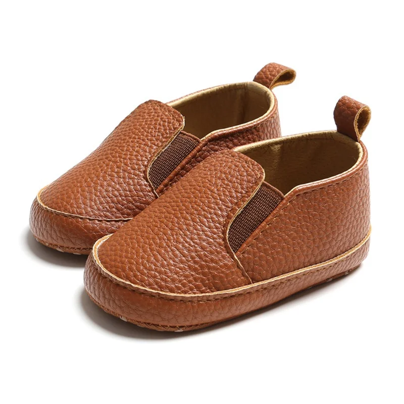 Zapatos informales de cuero Pu para beb&eacute;s, calzado para primeros pasos, 0 a 18 meses-3