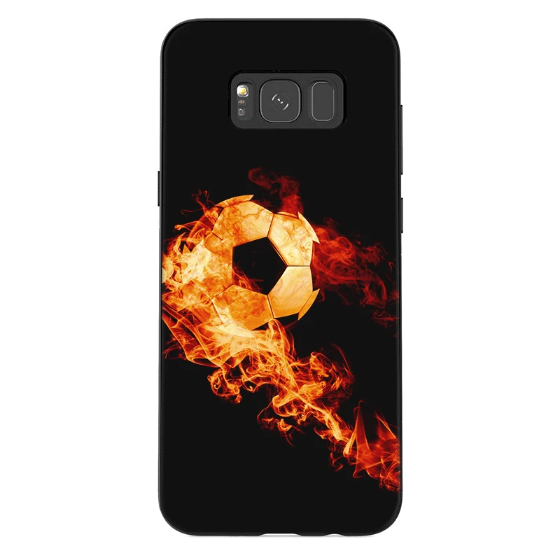 Чехол для телефона samsung M10 M20 M30 M40 S6 S7 край S9 S8 S10 S10E Plus Note 8 9 10 Футбол милый |