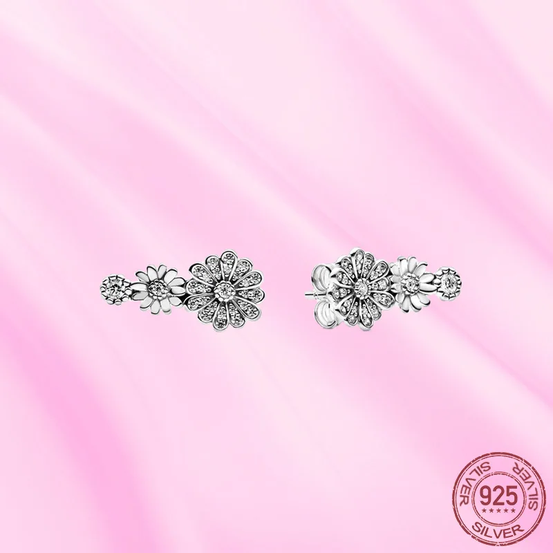 

Женские серьги «сделай сам» из серебра 2021 пробы с цветами