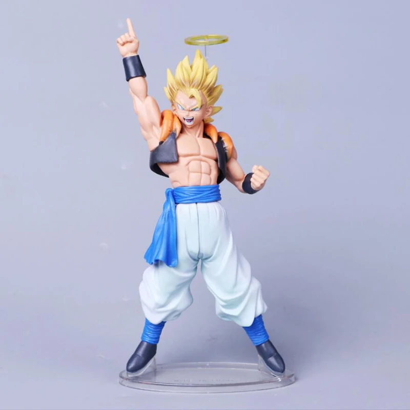 Аниме Dragon Ball Z ПВХ Модель DBZ Gogeta Вегета Сон Гоку Fusion Angel Aura Супер Saiyan шоколадная фигурка Com Действие рис