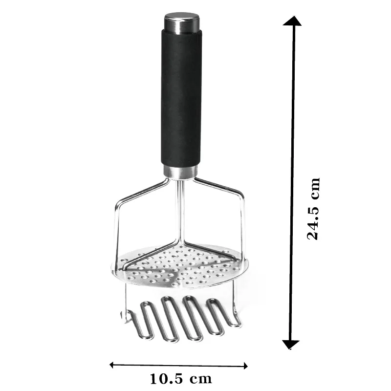 Кухонные принадлежности 304 Пресс из нержавеющей стали для пюре картофеля