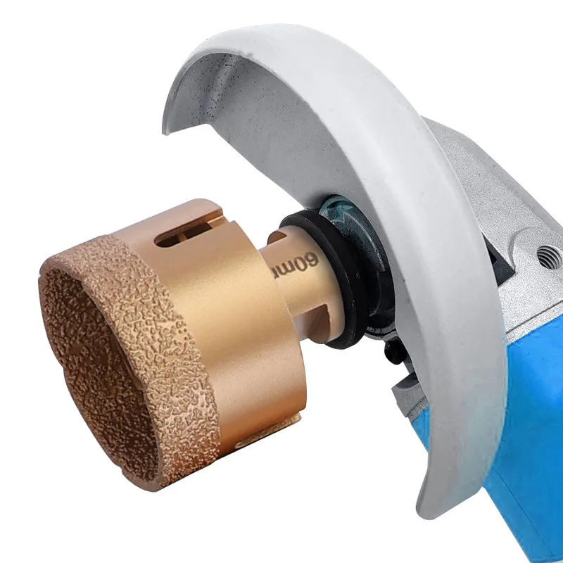 

Vacuum Brazed Diamond Drill Bit M14 Thread Marble Granite Tile Hole Opener for Angle Grinder 6-150mm