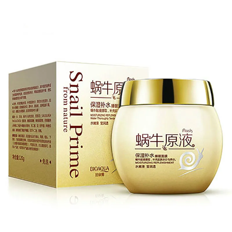 

Snail Prime Essence Sleep Mask Anti Wrinkle Moisturizing Whitening Oil Control Acne Treatment Shrink Pore Face Skin Care