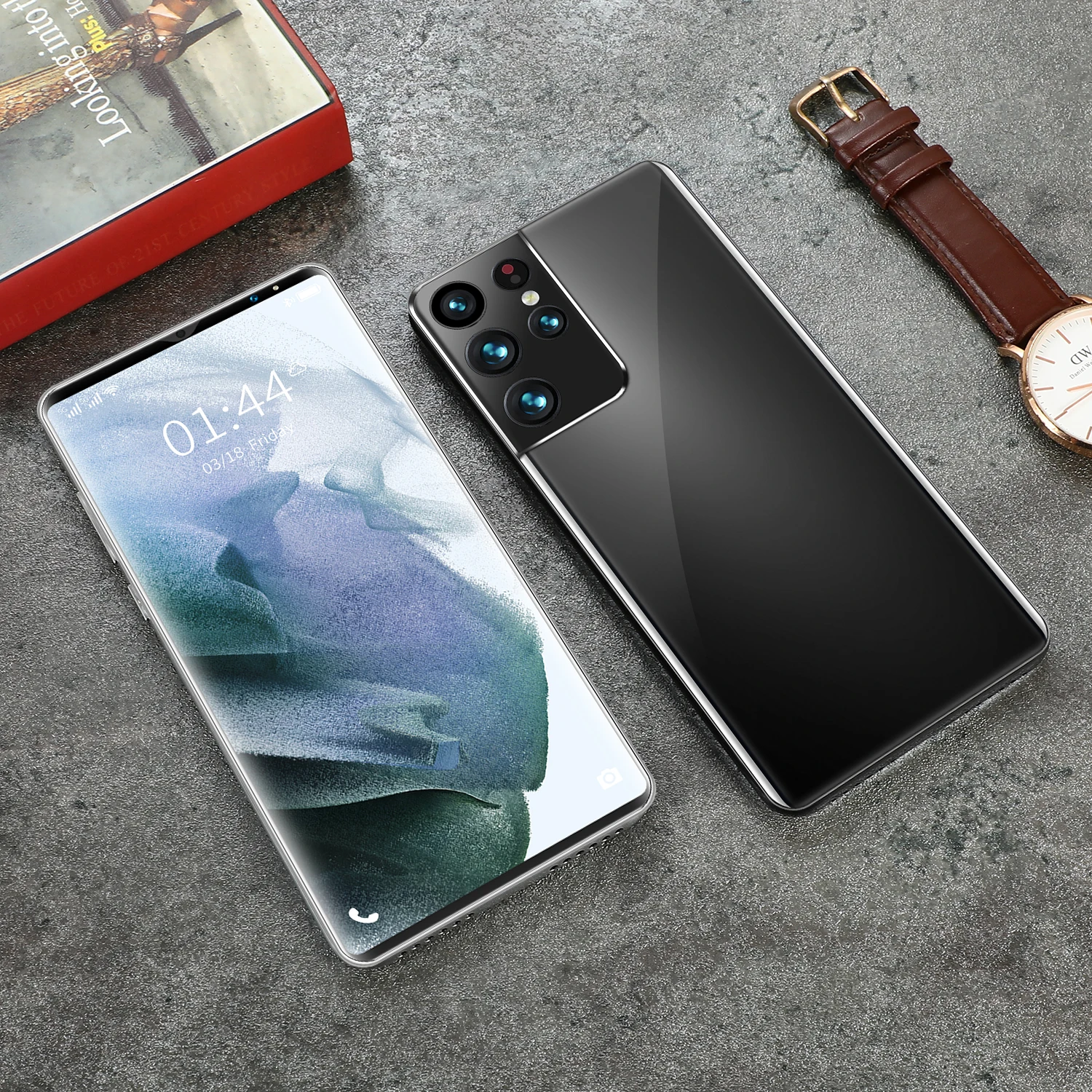 

2021 Galxy S28 Pro+ Deca Core Smartphone 6.1 Inch HD Screen 32+64MP Mobilephone Double SIM Android 11 Unlock Cellphone 6000mAh