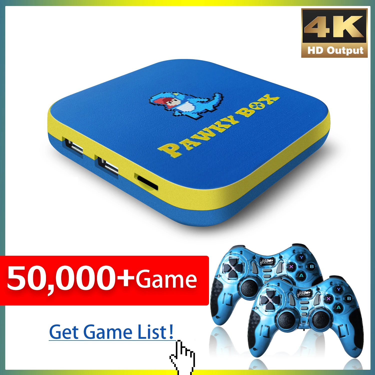 

Game Console for PS1/PSP/DC 50000+ Games WiFi Super Console Kid Pro Mini TV Retro Video Game Player Support Wireless Controllers