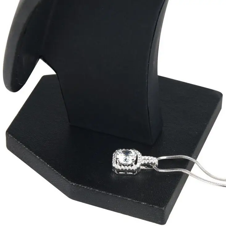 Model Bust Show Exhibitor 6 Options Black Velvet Jewelry Display For Woman Necklaces Pendants Mannequin Jewelry Stand Organizer