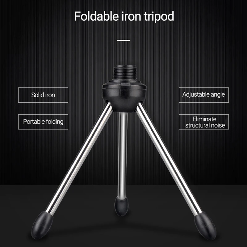 MAMEN USB конденсат микрофон в режиме реального времени мониторинг микрофона с мини