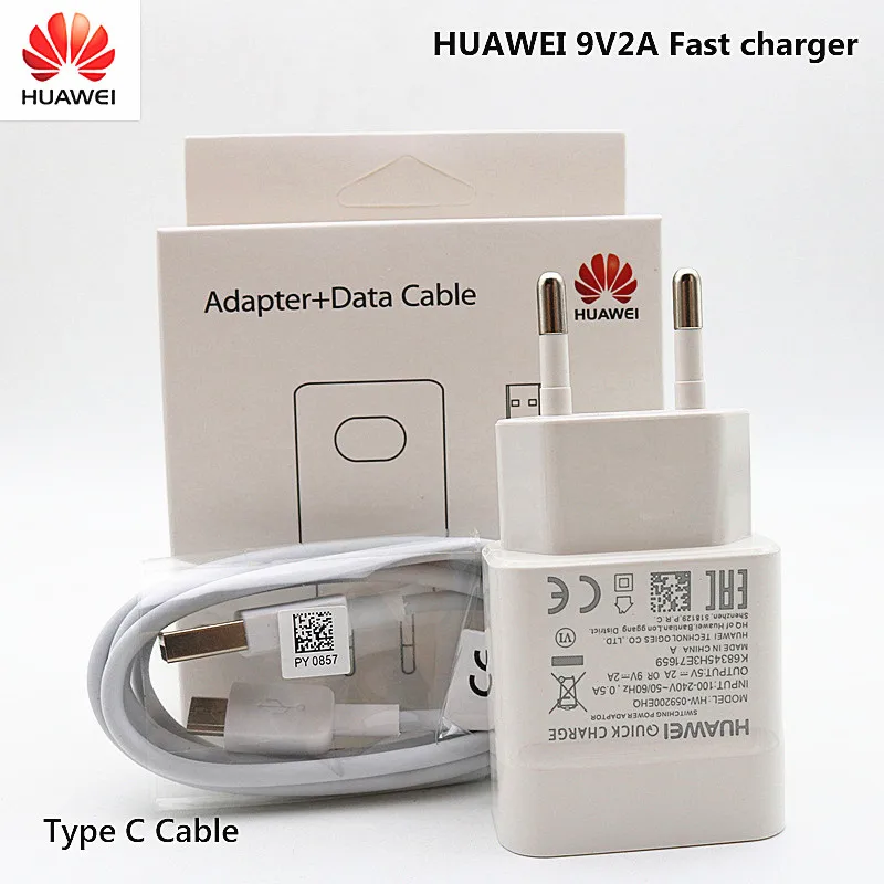 Зарядное устройство Huawei 9V2A адаптер быстрой зарядки Type C для nova 3i 2i honor 8x p7 p8 p9 p10 lite