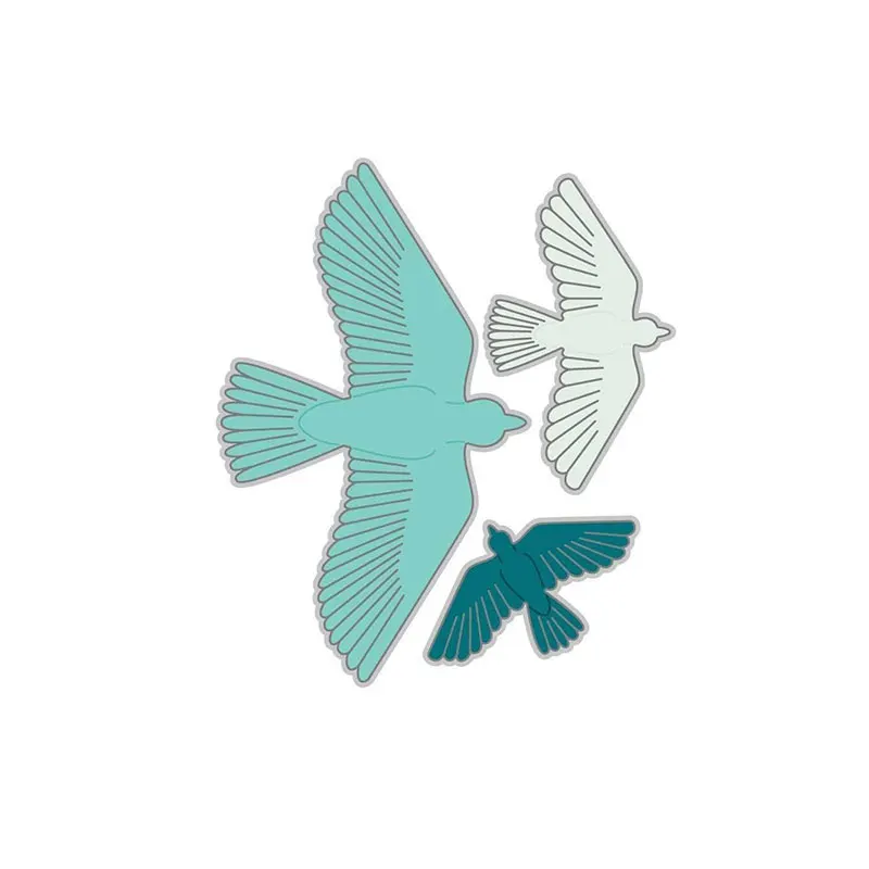 

Eagle three-piece suit New Metal Cutting Dies Scrapbook Dariy Decoration Stencil Embossing Template DIY Greeting Card Handmade