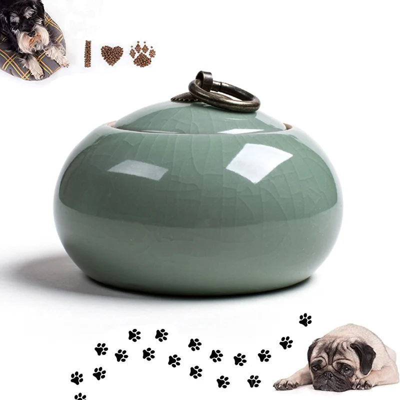 

Handmade Ceramic Pet Urn for Small Dogs Cats Rabbits Small Animals Memorial Cremation Ash Funeral Burial Urn Keepsake