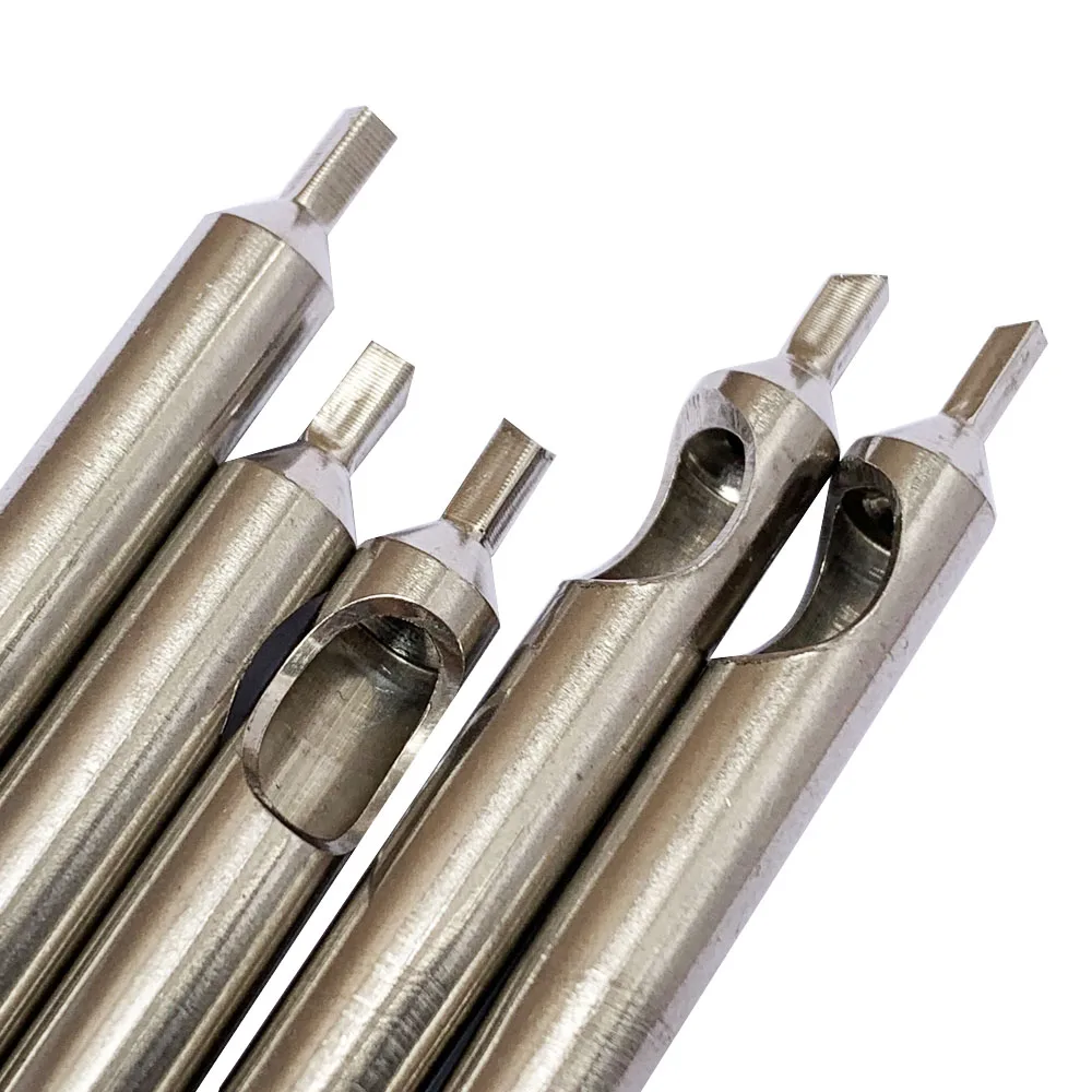 5 шт. набор длинных наконечников для тату из нержавеющей стали|Наборы татуажа| |