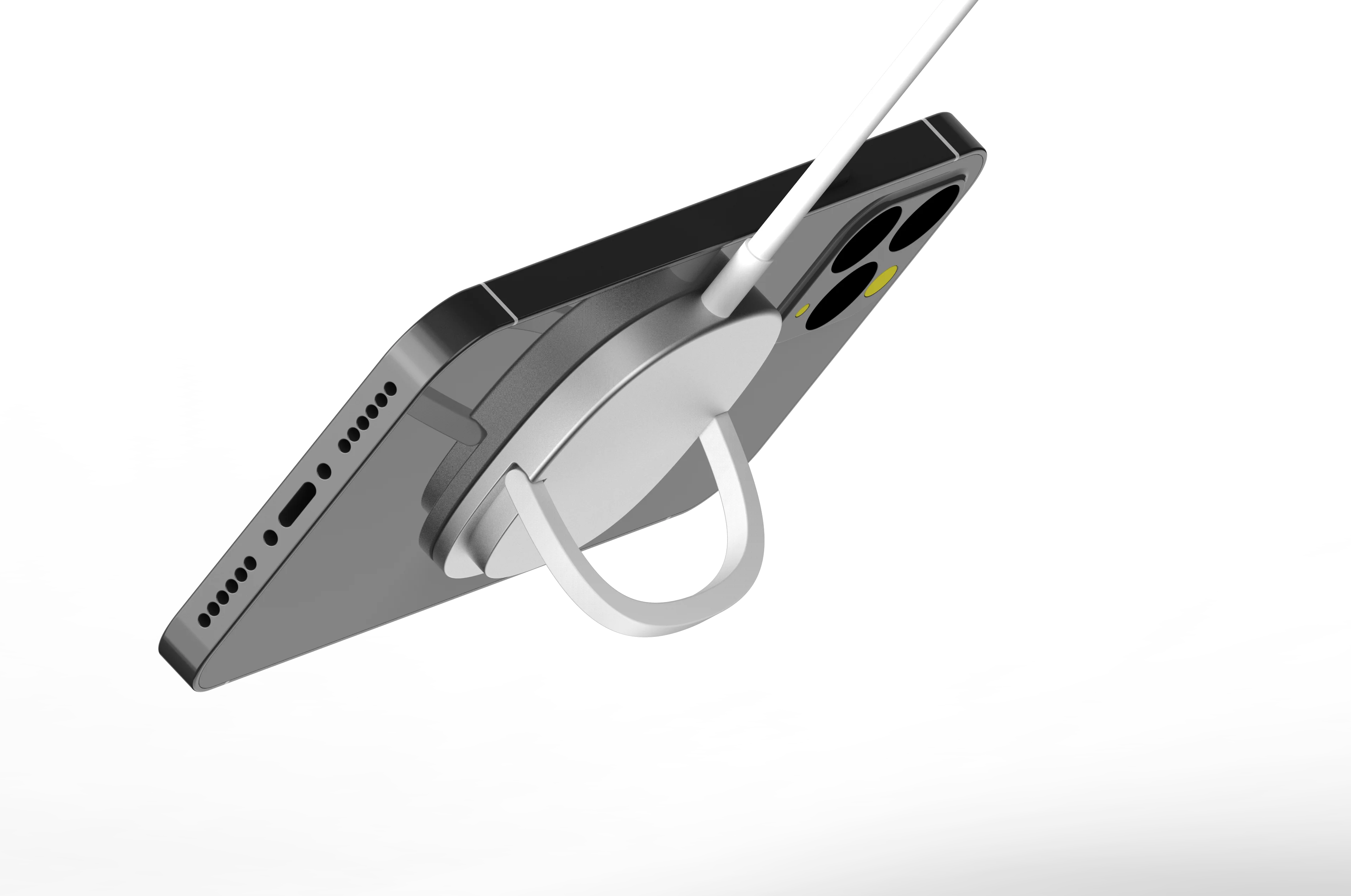 

Ring Fast Wireless Charger Smart Quick QI 15W Powerful Charge Full Night Ease Magnetic Support All Phones Auto Attrac Easy