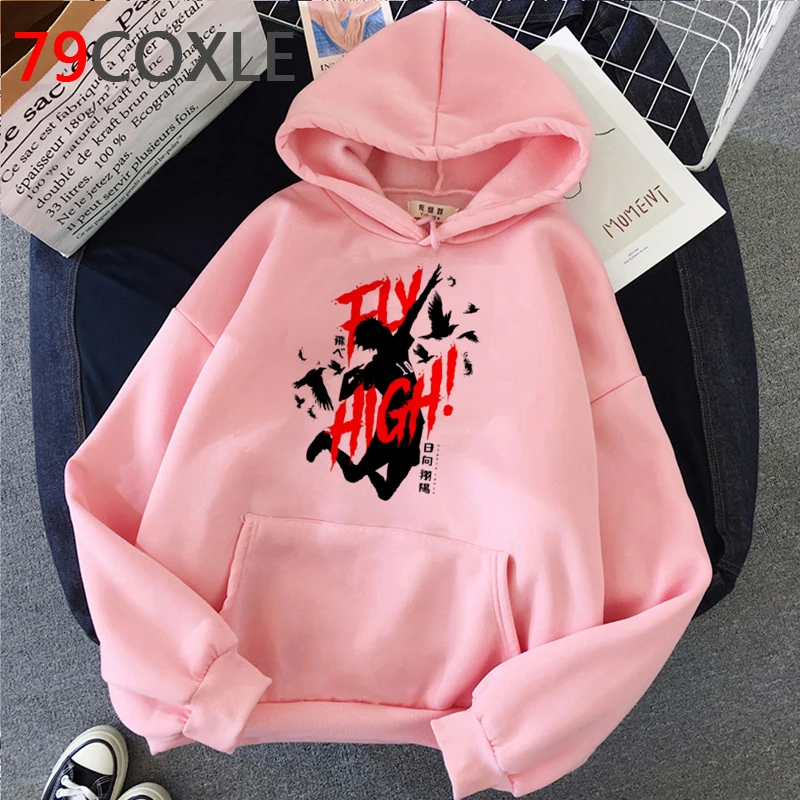 

Haikyuu Karasuno Fly High hoodies male Korea streetwear men sweatshirts grunge streetwear