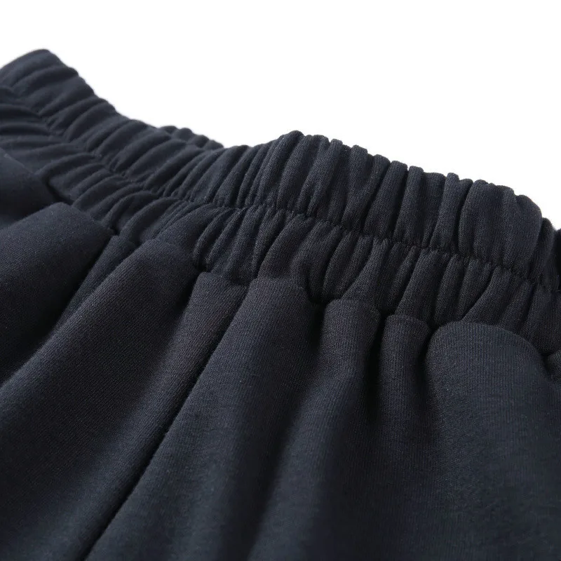 

Winter High Waist Long Trousers Casual Sweatpants Sporty Casual Autumn Women Tracksuits Letter Solid Loose Hip Hop Pants G1812