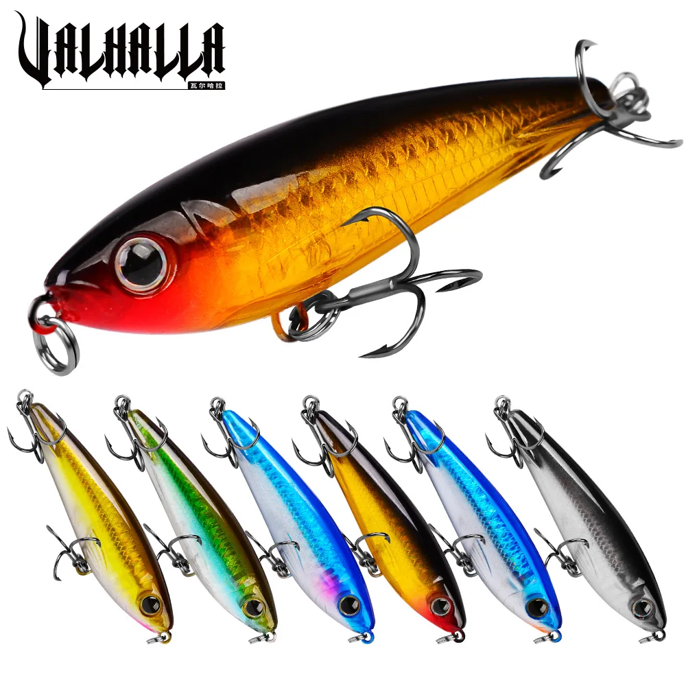 

VALHALLA 6PCS Fishing Lures Hard Bait 8.5cm 11.5g Stickbait Wobblers Bass Pike Lure Artificial Pencil Baits With Inner Balls