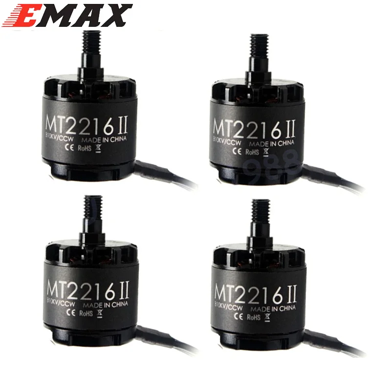 Emax MT2216 II 810KV CW CCW бесщеточный двигатель + 1045 пропеллеров для мультироторов RC