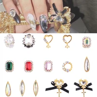 20 stylesjc1063 1082 nail jewelry rhinestone gold rivet stud red green clear jewelry nail art decoration jewelry x100pcs