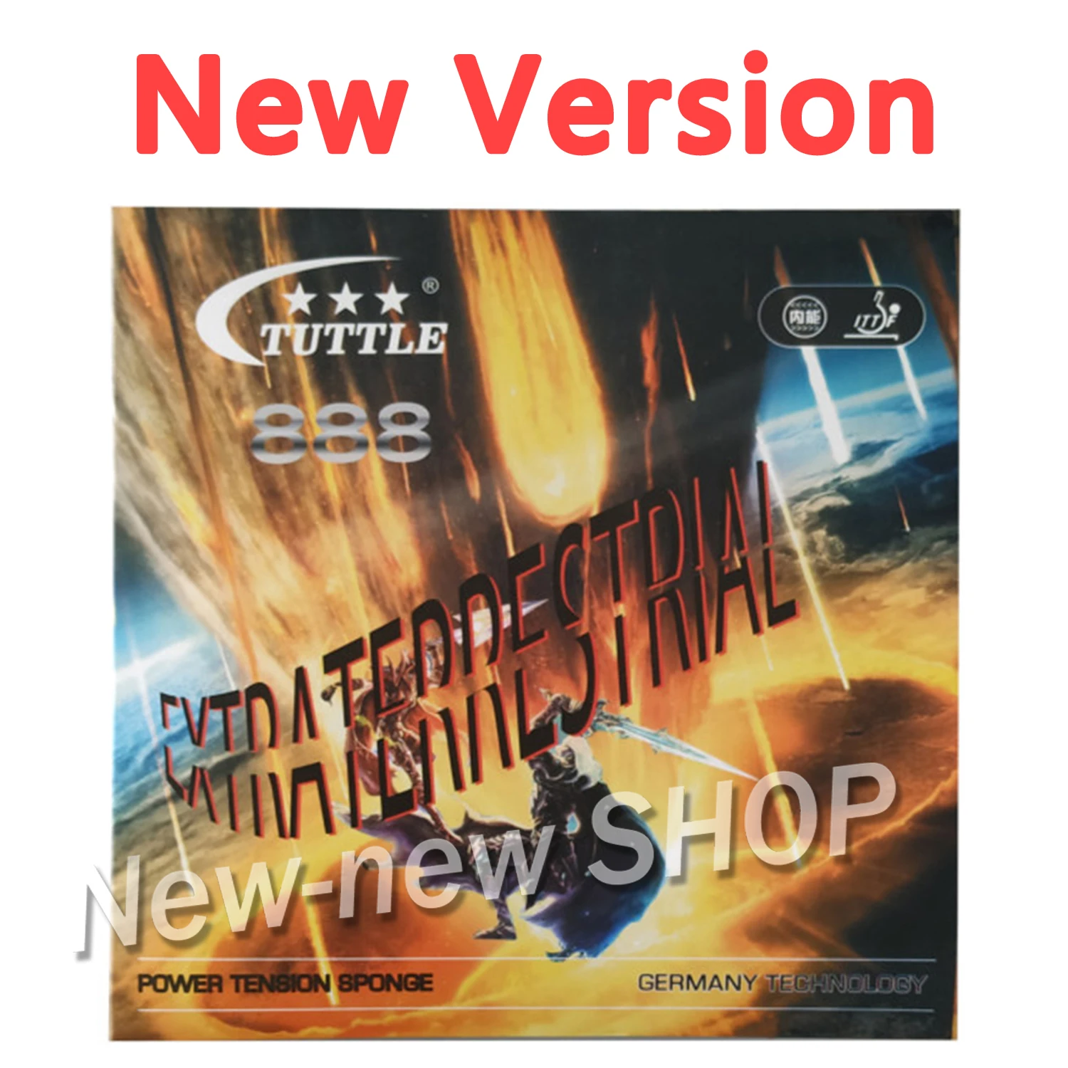ITTF Tuttle Black Energy 888 немецкая губка для торта 40+ резина для настольного тенниса, резина для пинг-понга