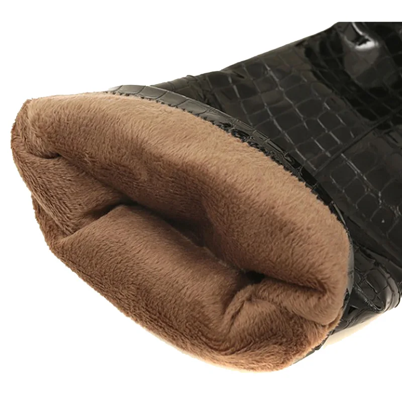 Пикантные Женские Сапоги выше колена размера плюс 34 45 женские зимние сапоги до