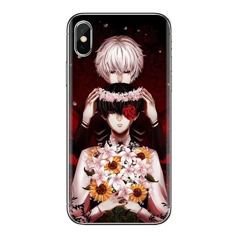 Силиконовый чехол аниме kaneki ken для samsung Galaxy S2 S3 S4 S5 MINI S6 S7 edge S8 S9 Plus Note 2 3 4 5 8 Coque Fundas |