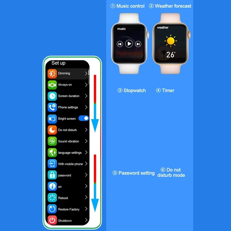 

Original Iwo MC57 New Smart Watch Men Bluetooth Call Heart Rate Monitor Blood Pressure Oxygen Custom DIY Face Smartwatch Women