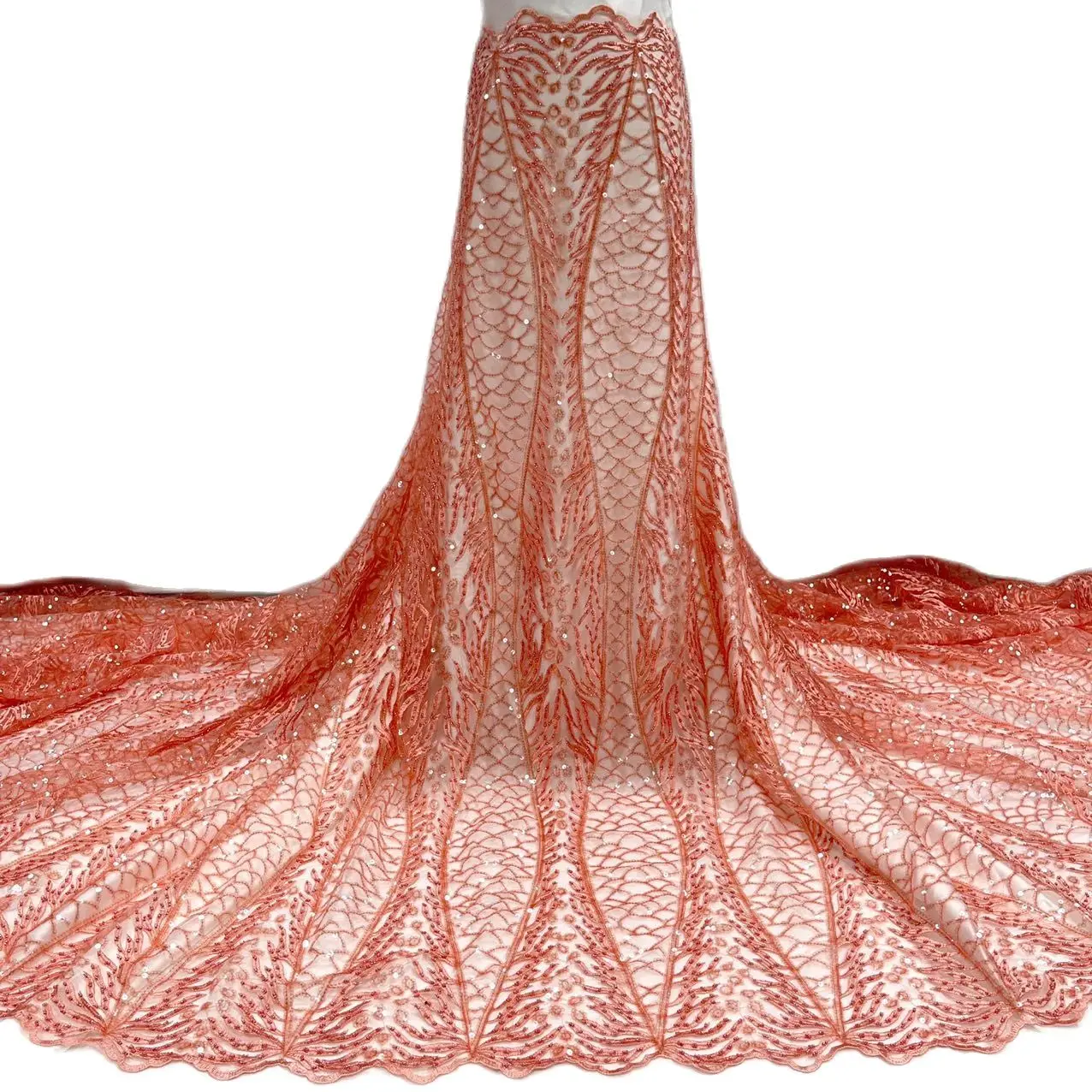 

Африканская Высококачественная приятная на ощупь ткань вуаль 2022 швейцарская самая популярная Тюль Кружева пайетки французская мода Woamn платье для выпускного вечера