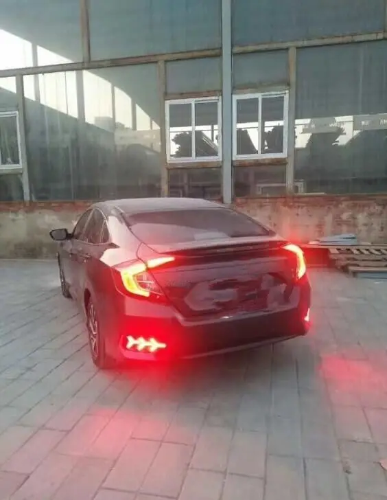 Для Honda Civic 2016 2017 автомобильный Стайлинг Многофункциональный светодиодный