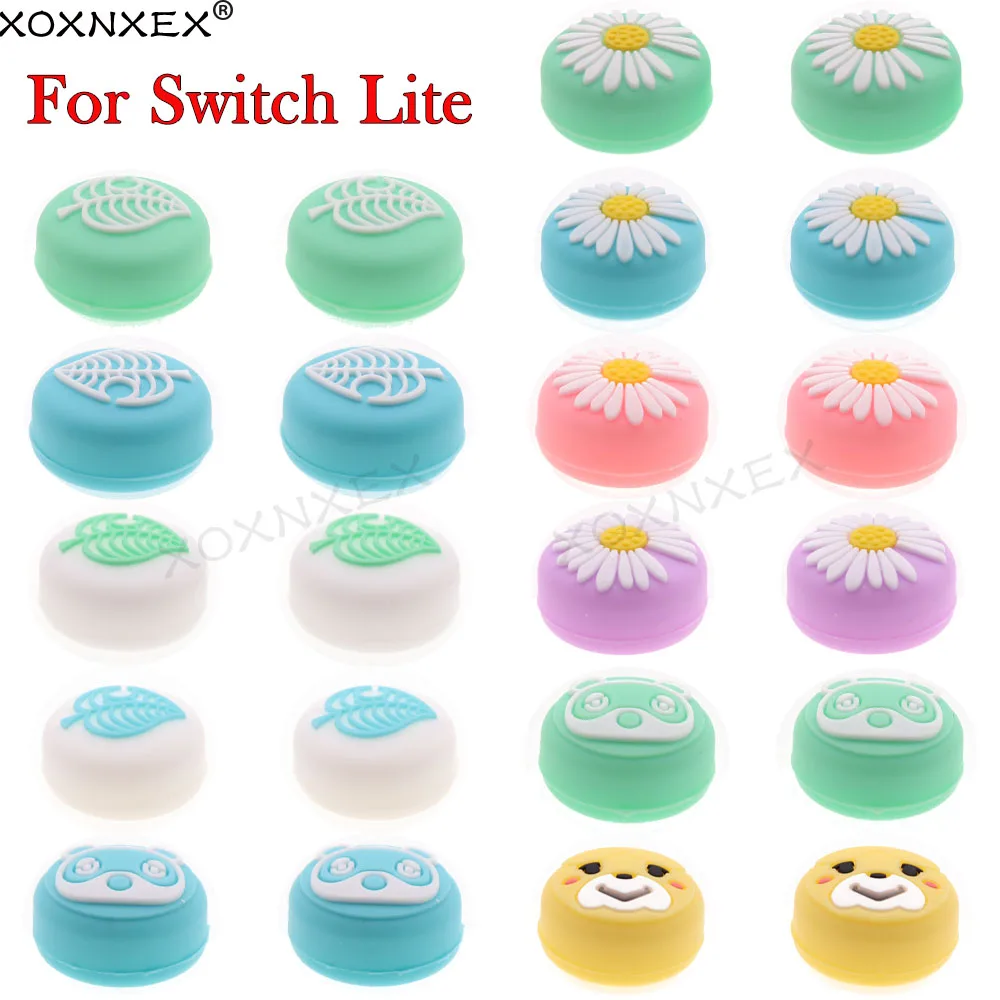 

XOXNXEX 2 шт. аналоговая силиконовая ручка для перекрещивания животных для Nintendo Switch NS Lite Joy Con Джойстик контроллер Крышка джойстика